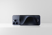 11 Psd iPhone 15 Pro Mockup, an iPhone Mockup by Se٧enStudio (Thumbnail 3 of 12)