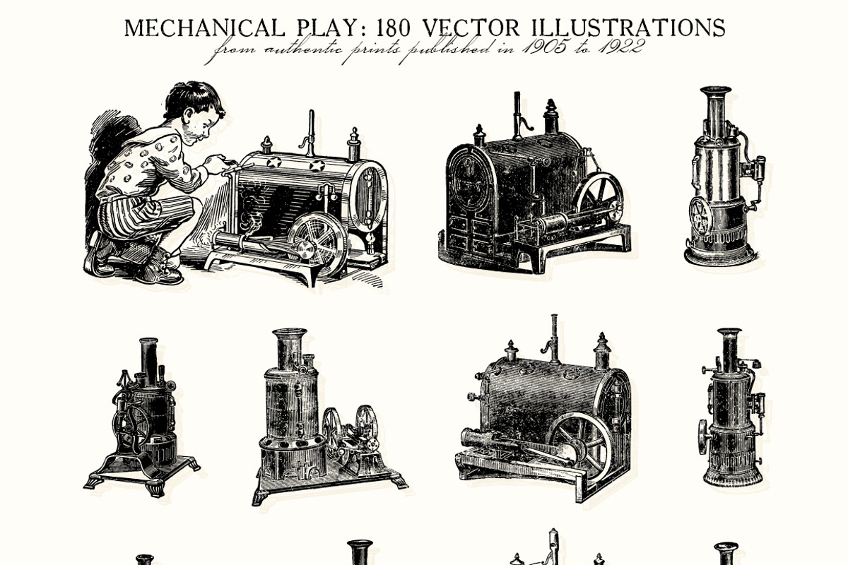 Mechanical Play: 180 Vintage Toys, an Illustration by Unember (Photo 4 of 7)