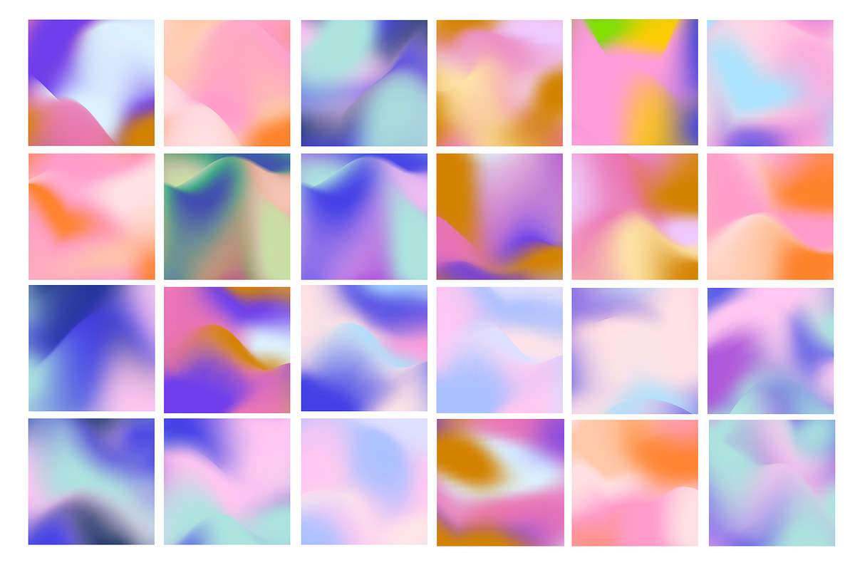 80 Abstract Gradients, a Texture Illustration by cafelab_store (Photo 4 of 8)
