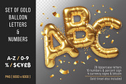 Gold balloon alphabet, an Object Graphic by Vector beauty (Thumbnail 1 of 3)