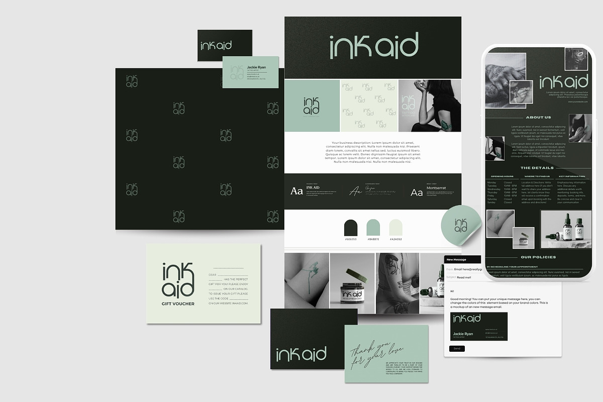 Brand Kit Canva Template preview 2