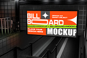 Subway Billboard Mockup, a Mockup by Mockupnine (Thumbnail 7 of 7)