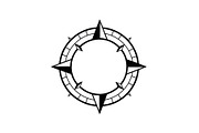 Vintage Compass Rose SVG Bundle, an Illustration by yasushie (Thumbnail 3 of 29)
