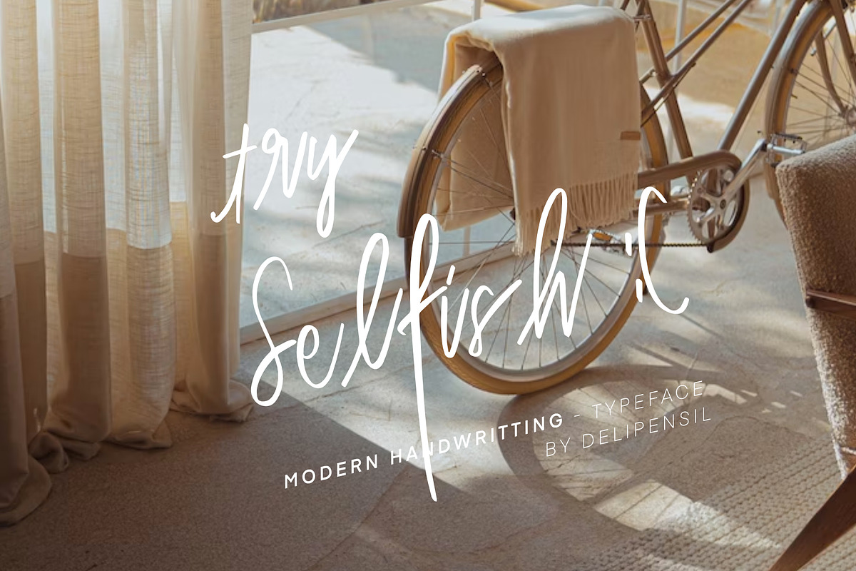 Ballove - Modern Handwritting Love, a Script Font by delipensil (Photo 4 of 9)