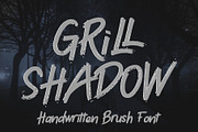 Grill Shadow - Brush Font, a Font by Dm Studio (Thumbnail 1 of 6)
