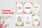 Christian Easter Card Template, a Card Template by Chist Design (Thumbnail 1 of 4)