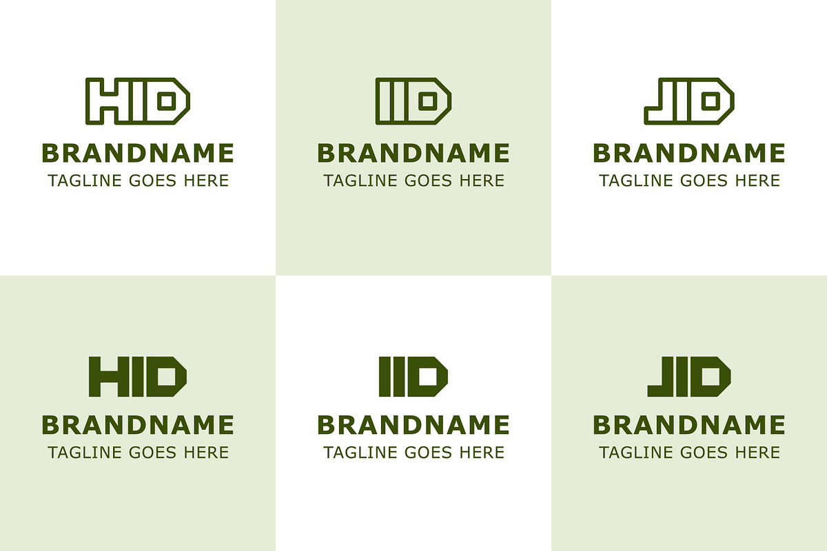 Letters HID IID JID Monogram Logo, a Branding & Logo Template by Pray Art Design Studio (Photo 1 of 2)
