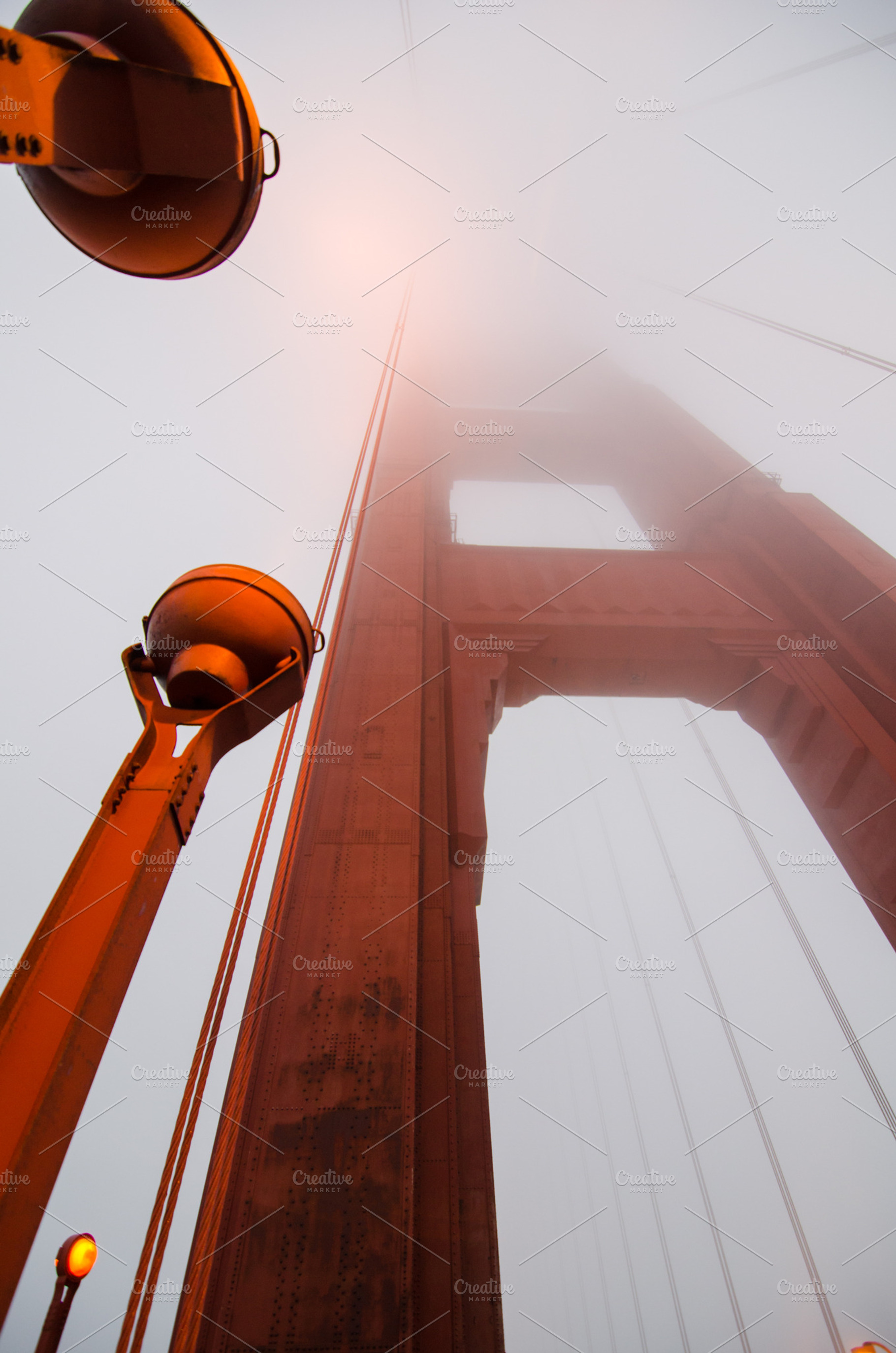 Lights, Tower, Fog