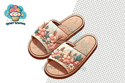 Slippers Clipart Collection, a Person Illustration by QM_ART (Thumbnail 9 of 12)