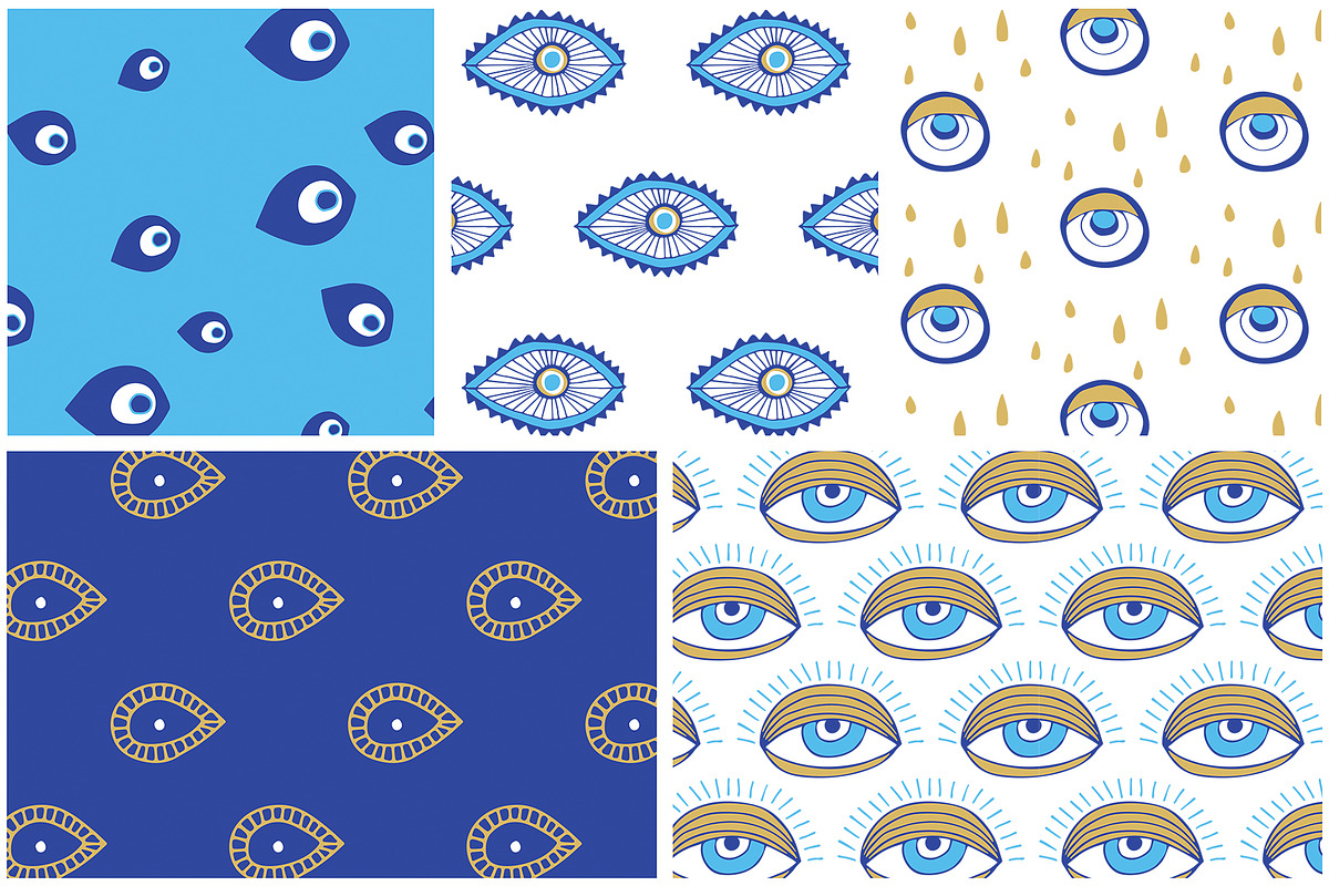 Evil Eye Illustrations + Patterns, an Illustration by Youandigraphics (Photo 13 of 13)