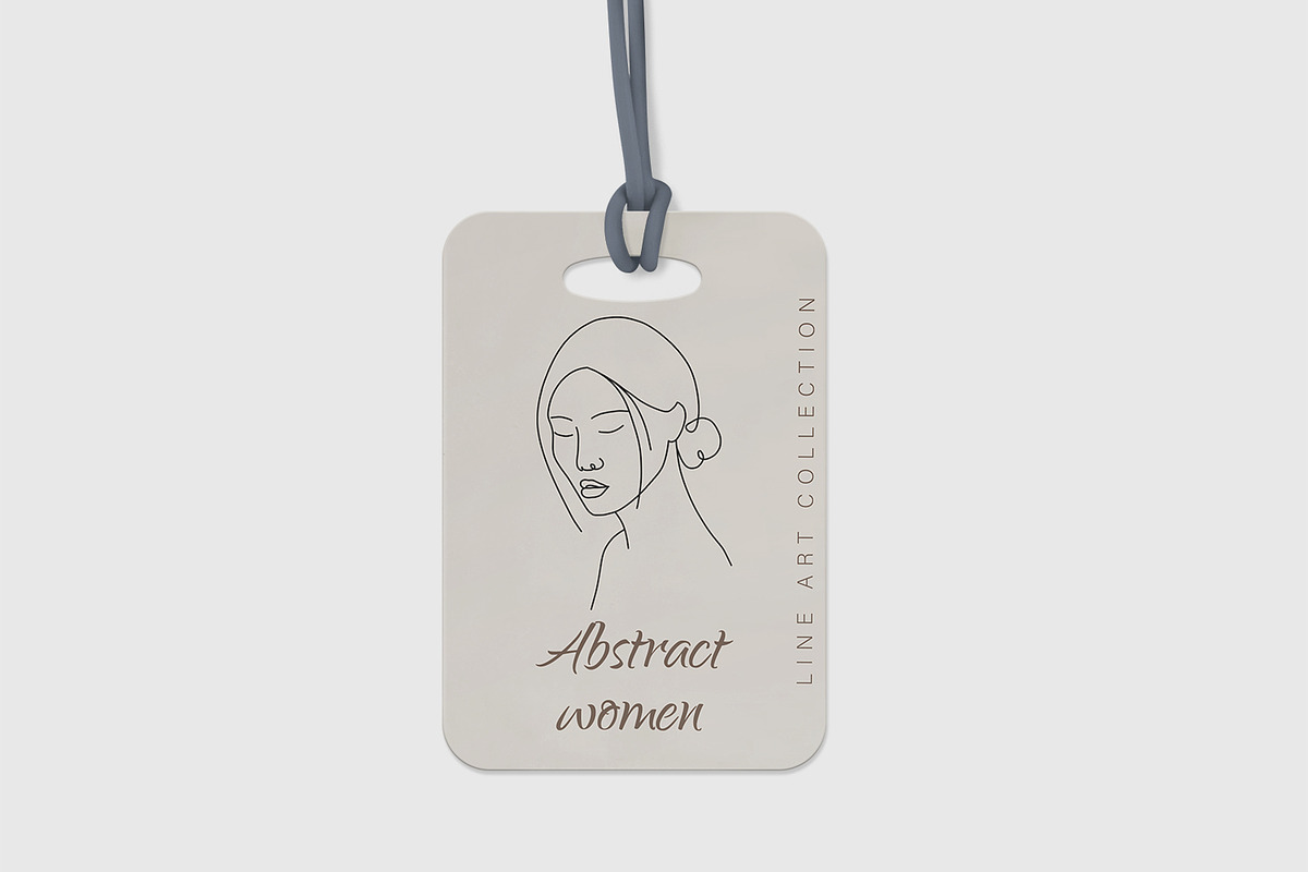 Abstract woman linear face, an Illustration by KeronnArt (Photo 5 of 10)