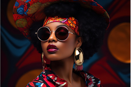 Confident Stylish hip African woman, a Beauty & Fashion Photo by Ylivdesign