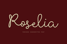 Roselia Elegant Signature Font