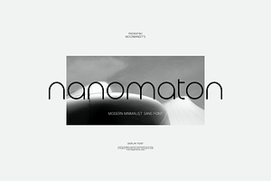 MBF Nanomaton - Minimalist Font