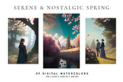 Serene and Nostalgic Spring, a Decorative Illustration by Digital Art Creations (Thumbnail 1 of 6)