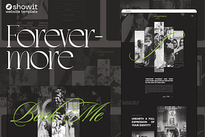 Forevermore Showit Website Template