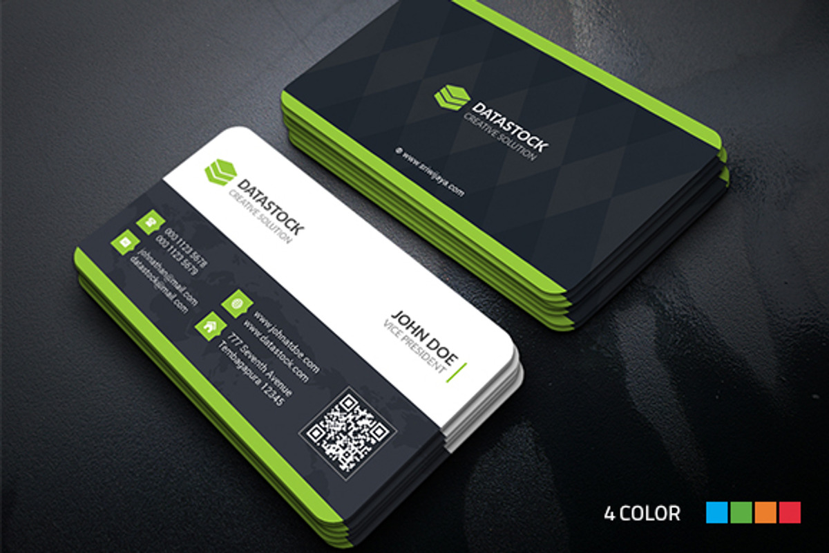 Corporate Business Card, a Business Card Template by InfinityArt (Photo 1 of 4)