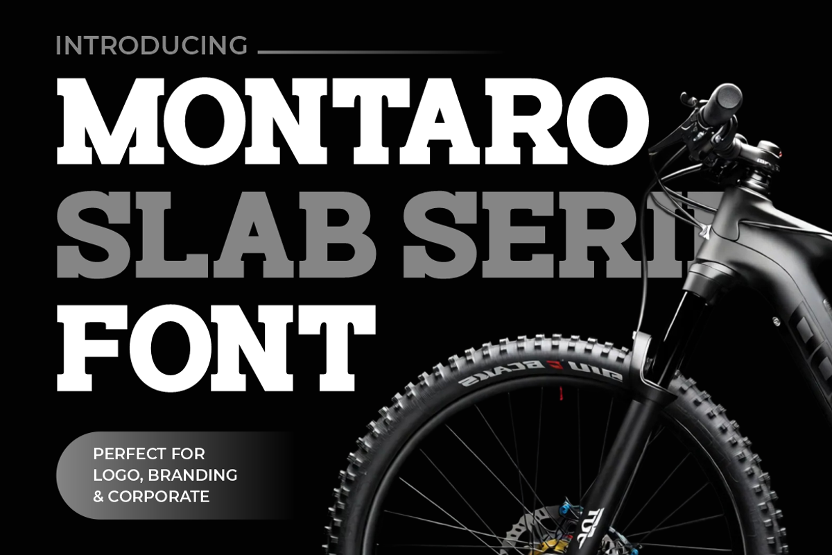 Montaro Corporate Slab Font, a Slab Serif Font by PutraCetol Studio (Photo 1 of 5)
