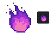 6x Pixel Fire Sub Badges/Emotes, an Illustration by Custom Fonts & Patterns (Thumbnail 3 of 8)