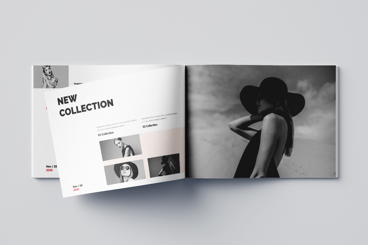 Fashion Lookbook Landscape Templates, a Brochure Template by Pixelpick (Photo 7 of 9)