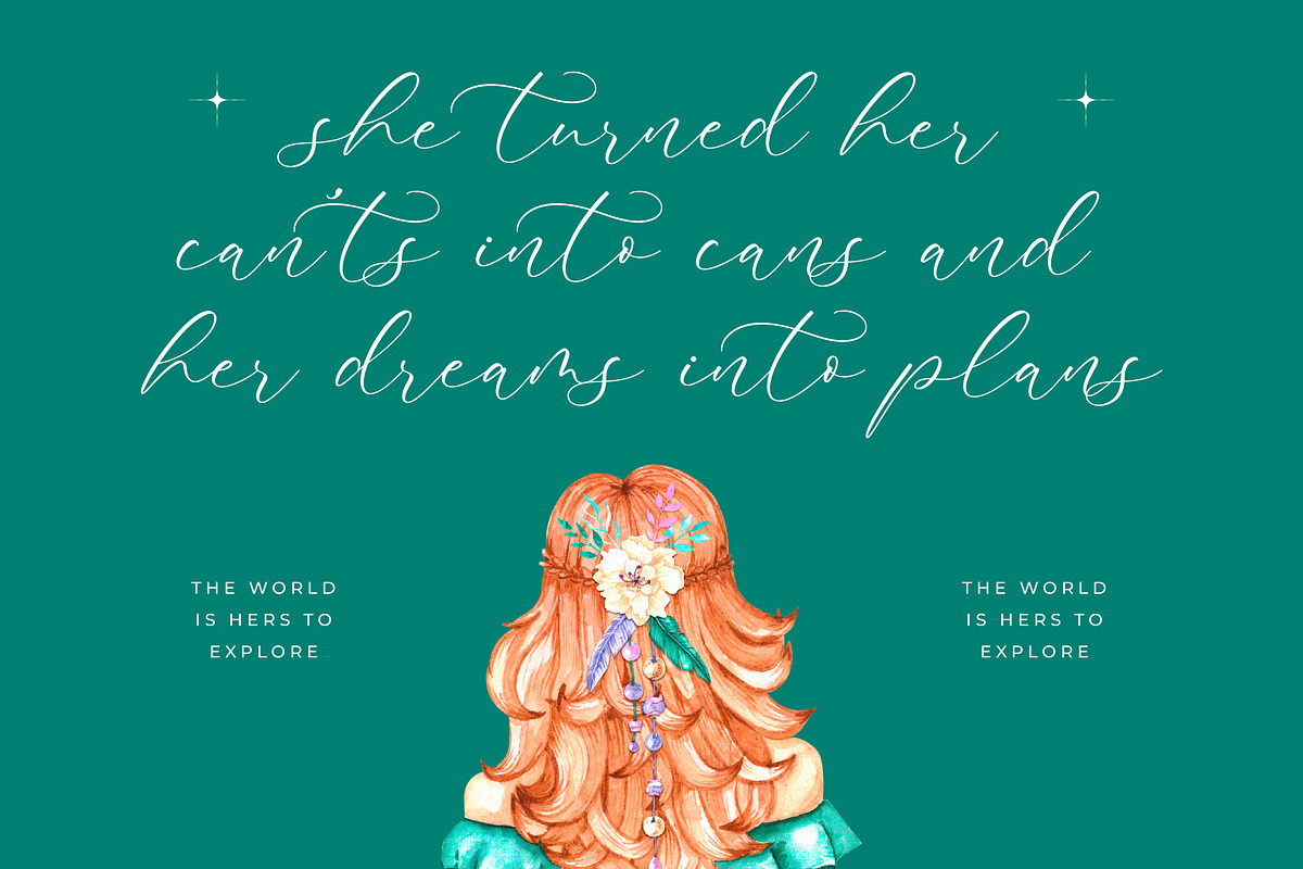 Avonta Qintani Stylish Calligraphy, a Script Font by stylishtype.co (Photo 14 of 20)
