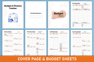 Budget & Finance Tracker Canva