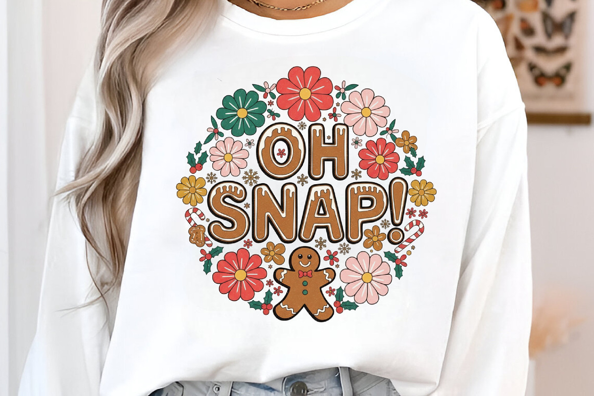 Oh Snap! Png, Funny Gingerbread Png, an Illustration by Designking (Photo 3 of 6)