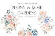 Peony & Rose Gardens - Library, a Decorative Illustration by Isabelle Salem (Thumbnail 6 of 11)