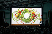 Vegetables art kaleidoscope, a Background Graphic by Handmadefont (Thumbnail 8 of 9)