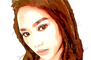 Beautiful Cartoon Photoshop Action, an Action Add-On by JLDesignsPH (Thumbnail 7 of 7)