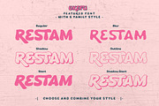 Likefu - Retro Display Font, a Handwritten Font by twinstd (Thumbnail 5 of 10)