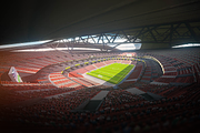 Football stadium game ready 3D-Model, an Architecture 3D Model by 3DGeeq (Thumbnail 5 of 18)