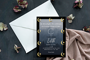 Goth Birthday Invite Canva Editable, an Invitation Template by Willow Paige Farms (Thumbnail 2 of 8)