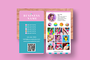 Business Card Template - Colorful, a Business Card Template by SunshineStudioBoutique (Thumbnail 7 of 9)