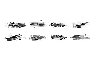 Pixel glitch distortion textures, a Technology Illustration by art PVP - market