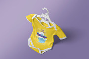 Baby Romper Mockup, a Product Mockup by PixelVoyager (Thumbnail 7 of 8)