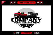 Pickup and Dump Trailer Logo, a Branding & Logo Template by slLametDesigns (Thumbnail 1 of 6)