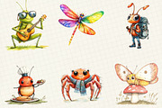 Quirky Whimsical Insects Animals, an Illustration by OK Design (Thumbnail 5 of 5)
