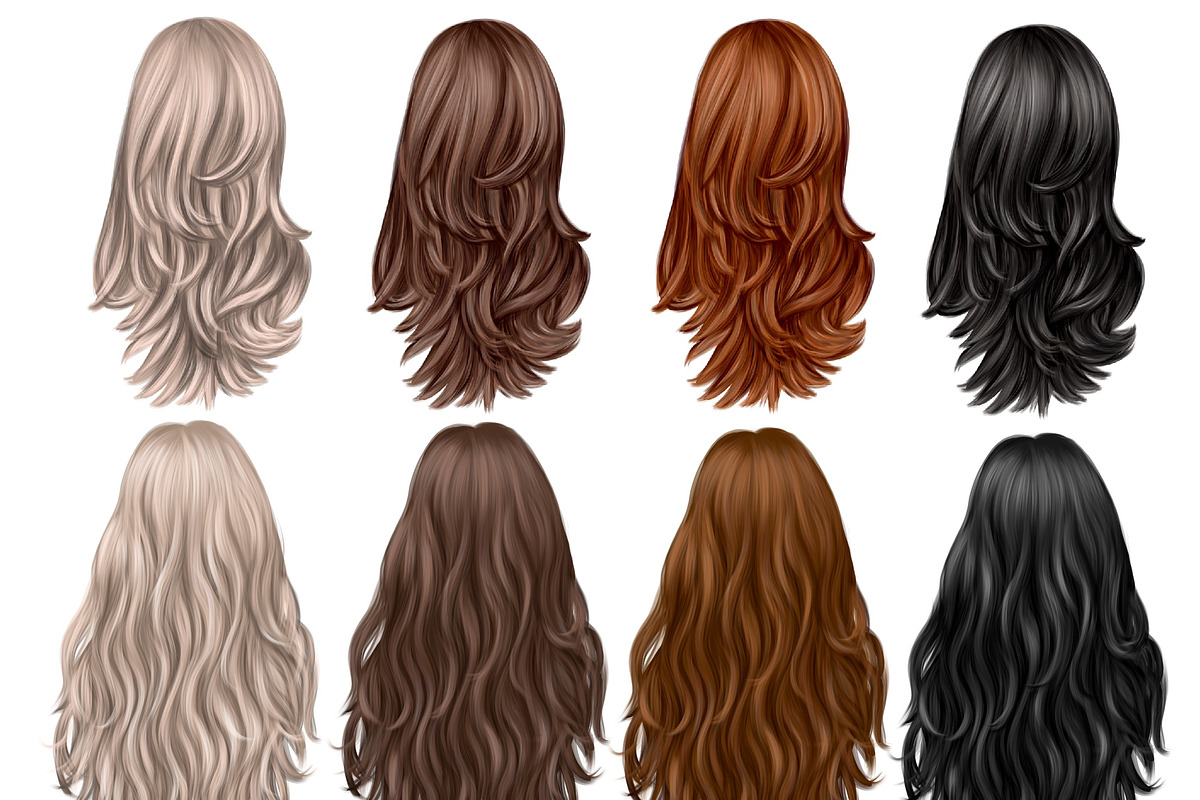 Natural hair clipart, an Illustration by Elenbushe (Photo 4 of 19)