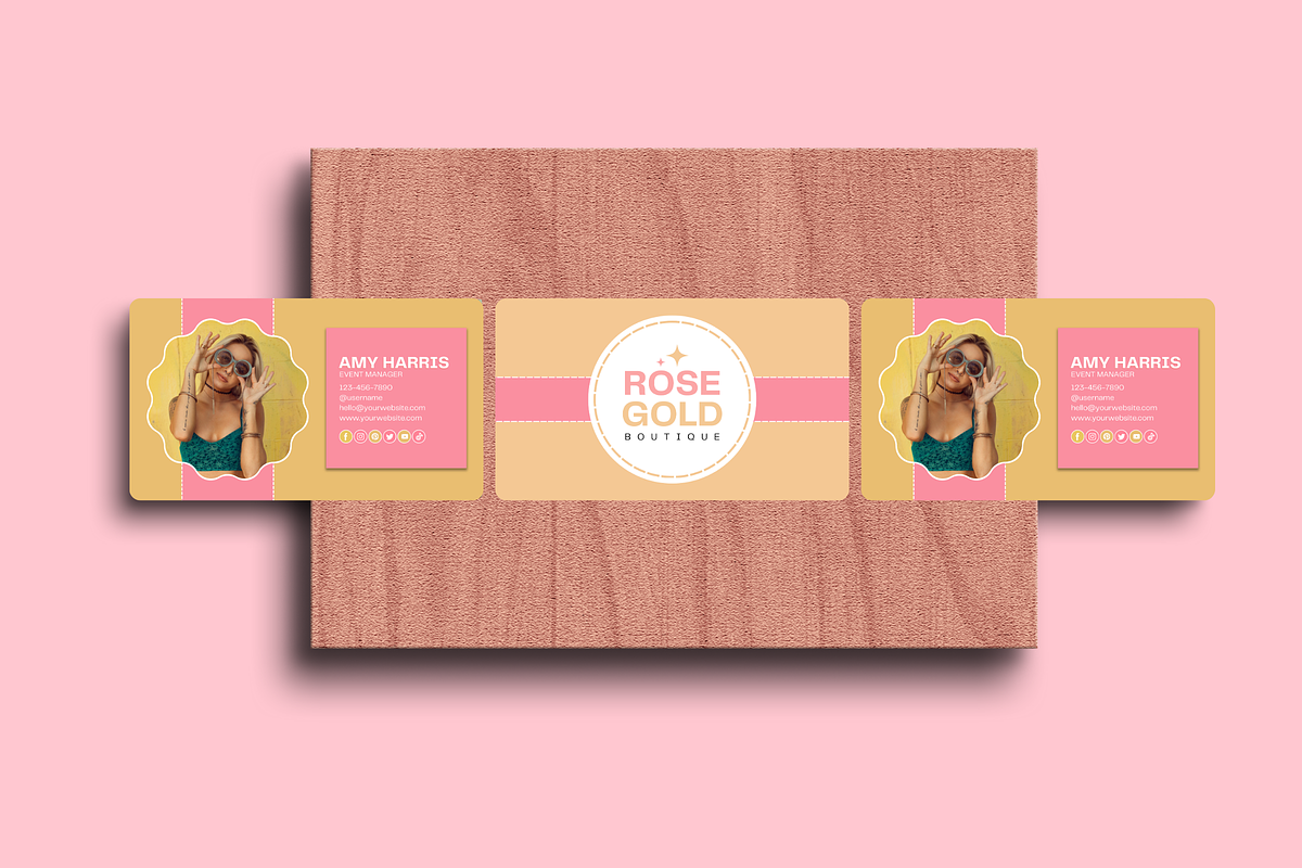 Colorful Business Card, a Business Card Template by SunshineStudioBoutique (Photo 8 of 10)