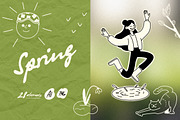 Folk Spring Illustration and Graphic, an Object Graphic by Schumacher Shop (Thumbnail 1 of 11)