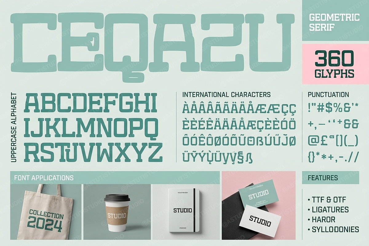Ceqazu - Elegant Luxury Serif, a Serif Font by Astuti Studio (Photo 4 of 24)