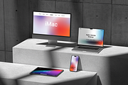 Apple Products Mockup Collection, a Device Mockup by Mockupdaddy (Thumbnail 9 of 20)