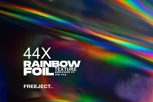 Rainbow Foil Texture Collection