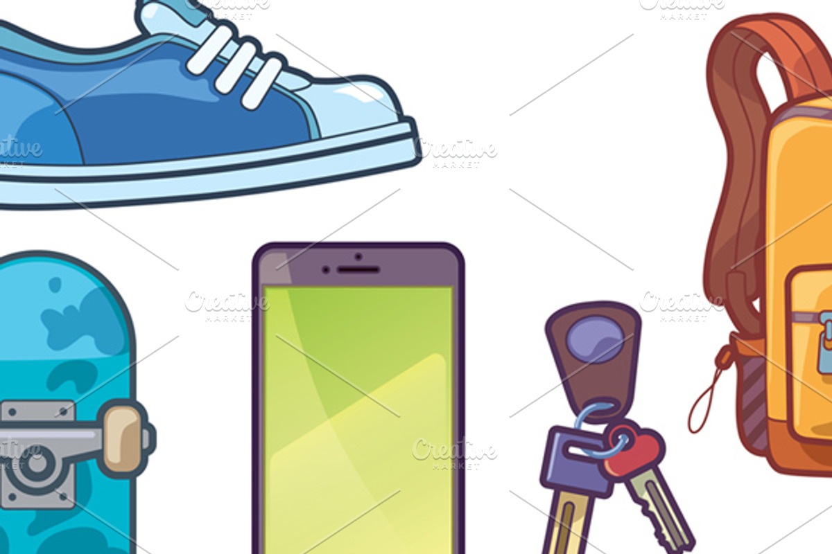 Set of Clothes and Accessories preview 3