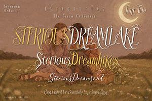 Sterious Dream - Timeless font Trio