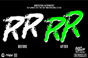 Black Cyanide, a Font by Remedy667 (Thumbnail 9 of 10)