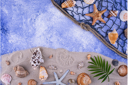 Summer nautical marine background, a Holiday Photo by Yulia Furman