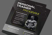 Personal Trainer Program Flyer, a Flyer Template by graphicook (Thumbnail 2 of 3)