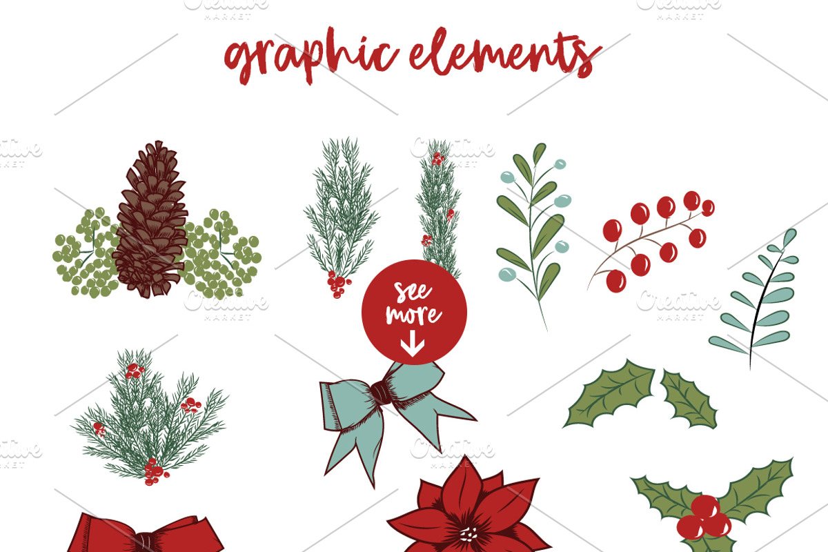 Christmas wreath generator preview 6